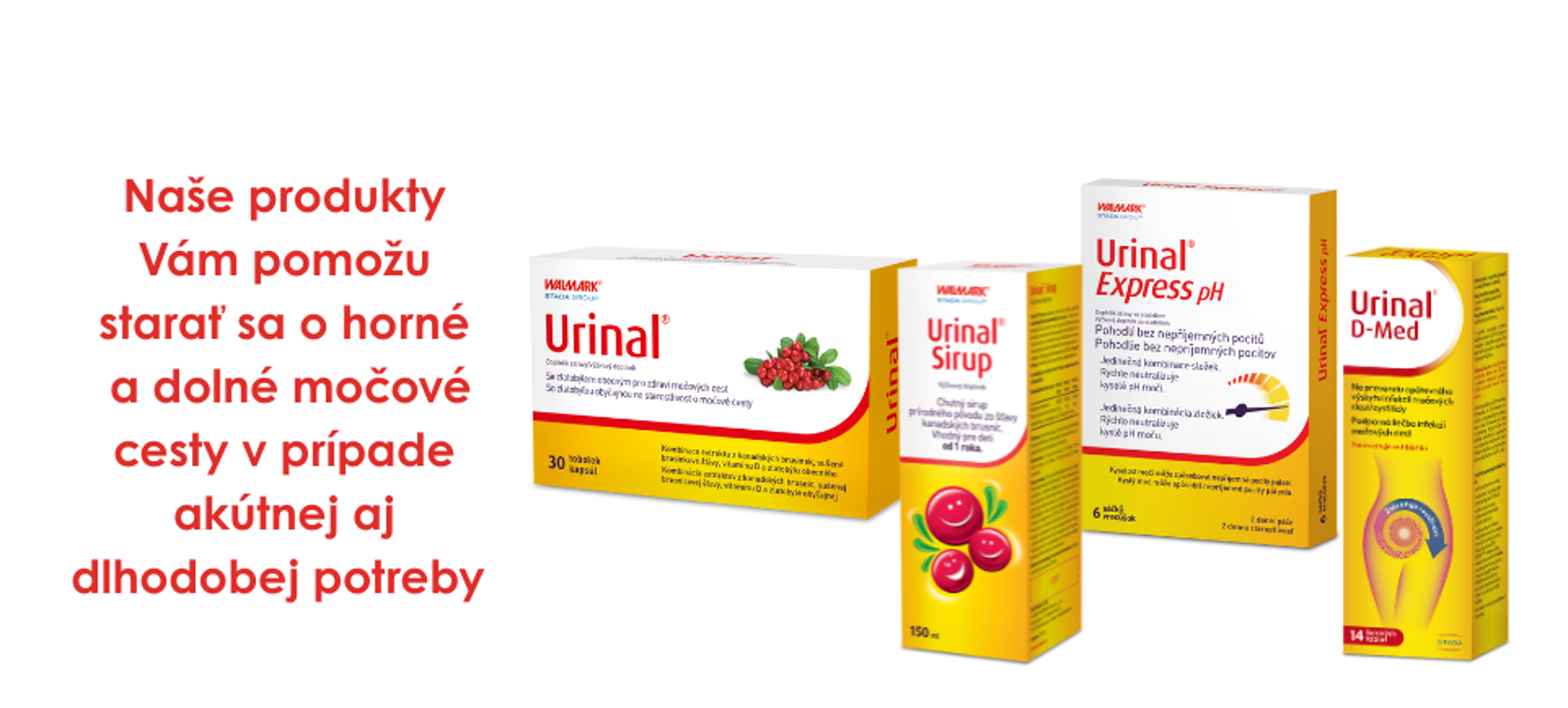 Urinal produkty